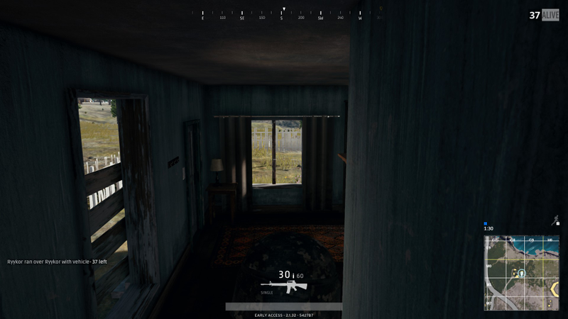 The view from inside my wilderness hut.